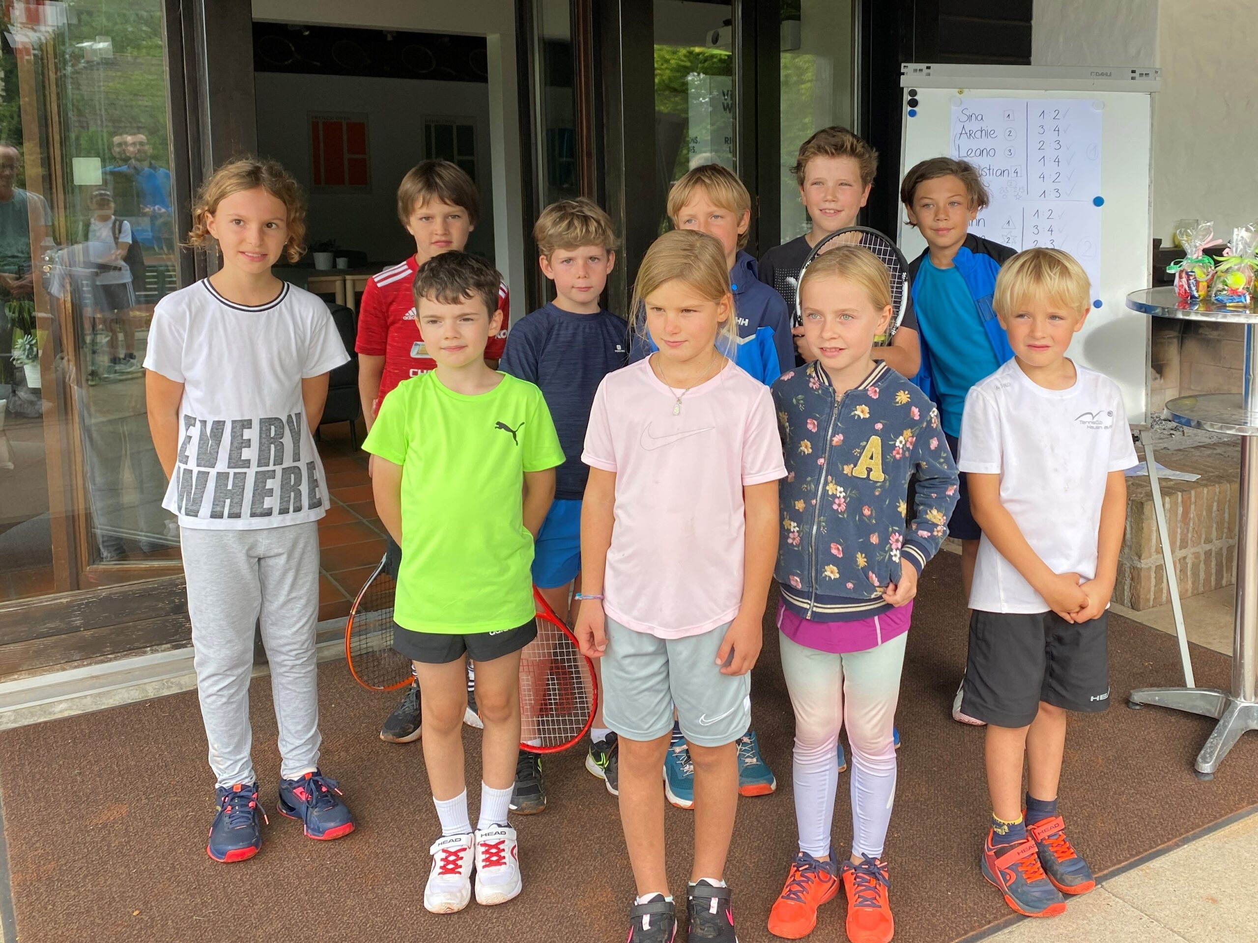 Read more about the article Ungünstigen Wetterprognosen getrotzt – 2. Kidstennis Turnier im TC Hausen erfolgreich durchgeführt.