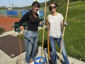 Platzaufbau, Samstag, 12.04.2025 & Walzen der Plätze ab 07.04.2025